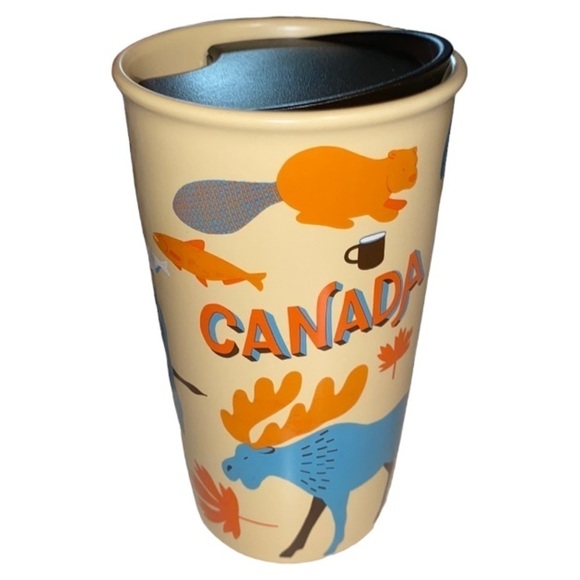 Starbucks Other - Starbucks Canada Wildlife 12oz Double Wall Insulated Tall‎ Travel Tumbler & Lid